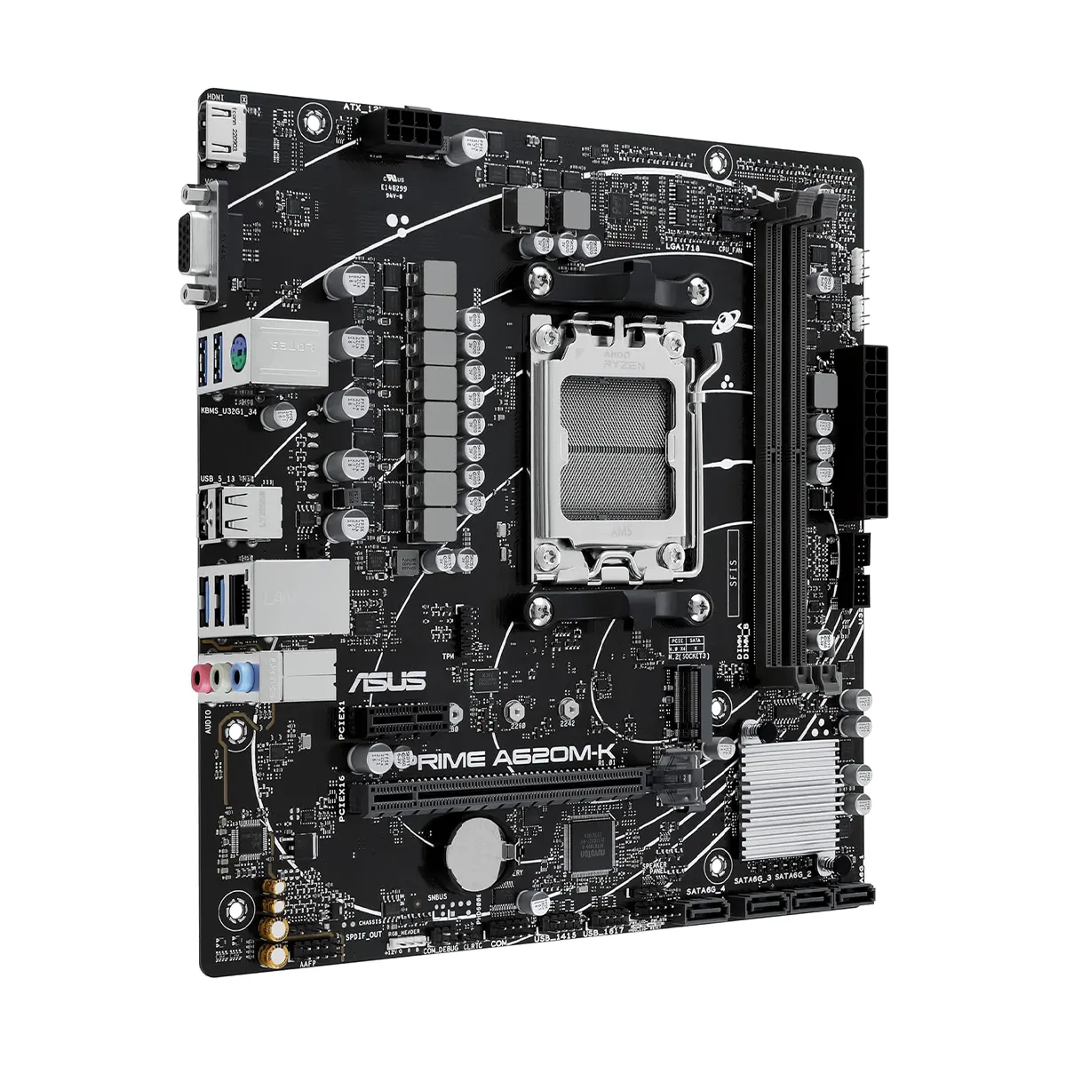 ASUS PRIME A620M-K MATX Motherboard - Image 3