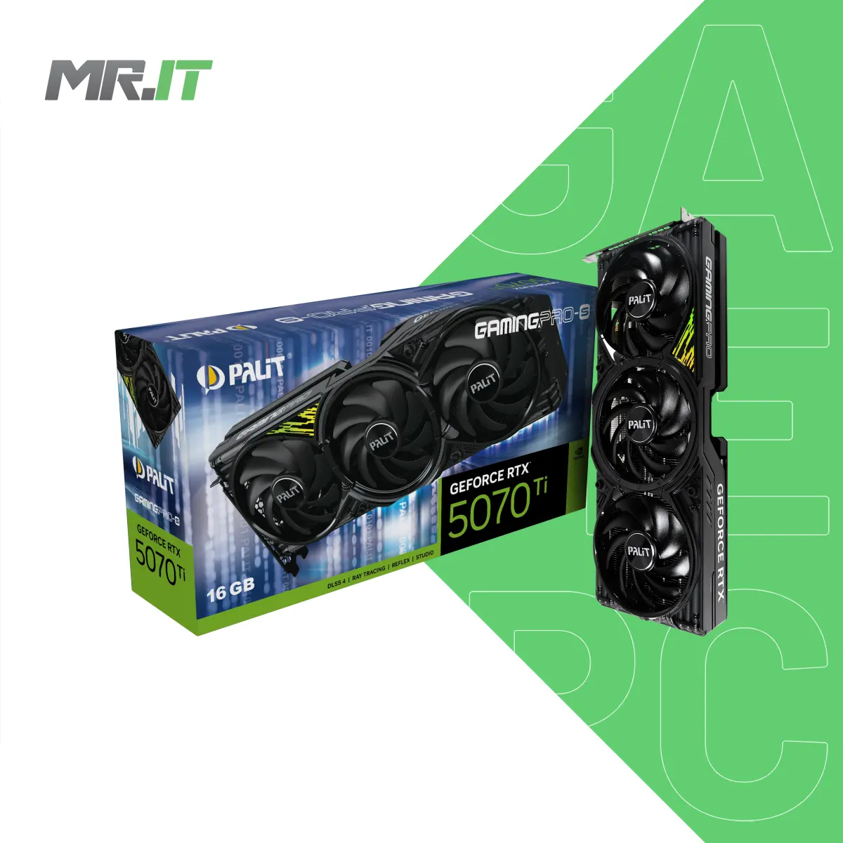 PALIT GeForce RTX™ 5070 Ti GamingPro-S 16GB GDDR7 GPU