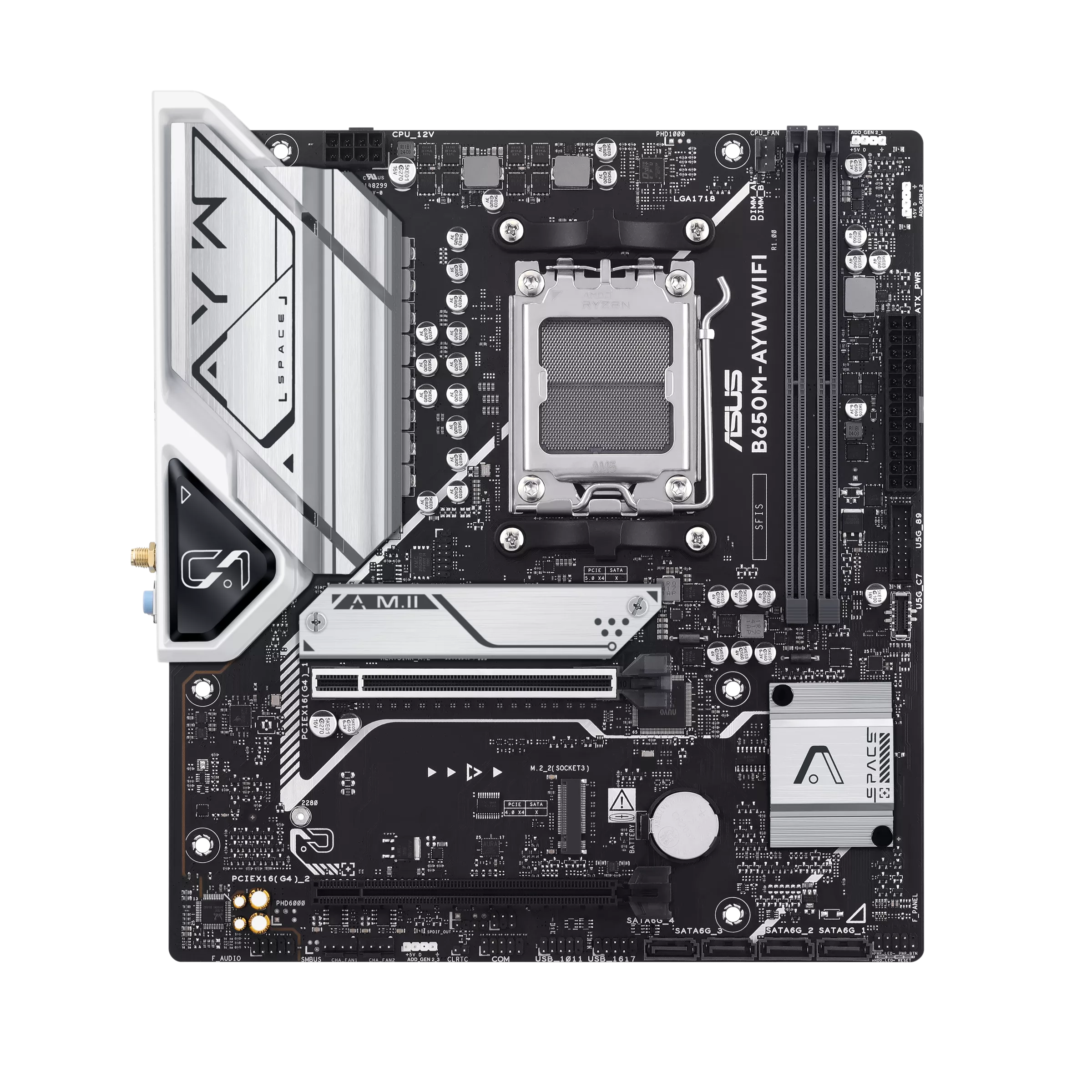 ASUS B650M-AYW WIFI MATX Motherboard - Image 2