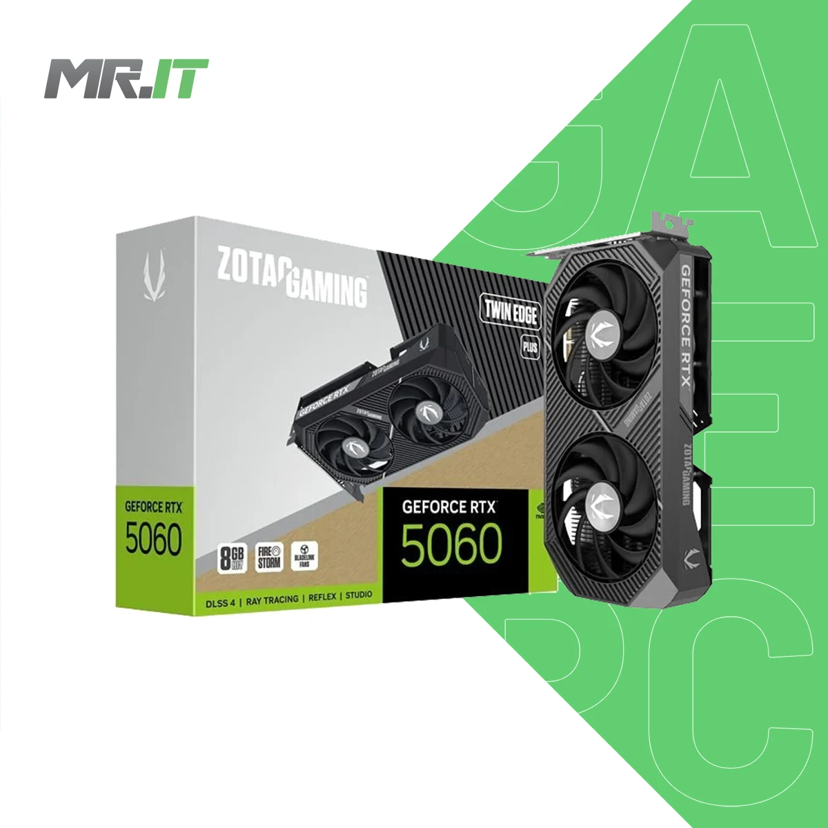 ZOTAC GAMING GeForce RTX 5060 Twin Edge Plus 8GB GDDR7 GPU