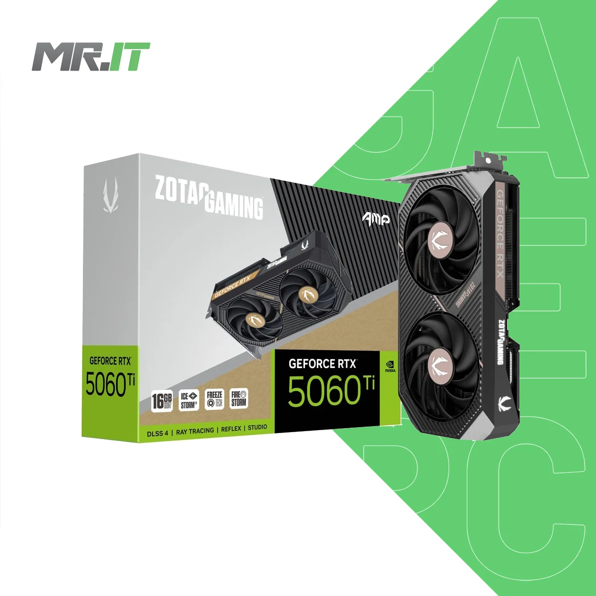 ZOTAC Gaming GeForce RTX 5060 Ti AMP 16GB GDDR7 GPU